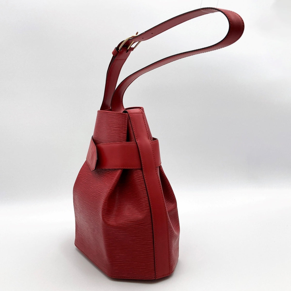 Louis Vuitton M80207/Sac de Paul PM Shoulder Bag in Epi Leather, Castilian Red