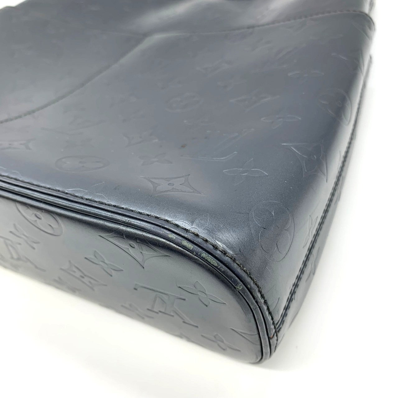 Louis Vuitton Sutter M55165 Shoulder Bag in Grey Monogram Matte