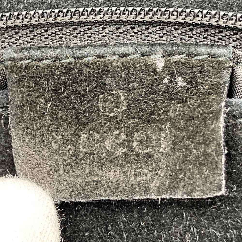 Gucci handbag shoulder bag one shoulder bamboo suede black