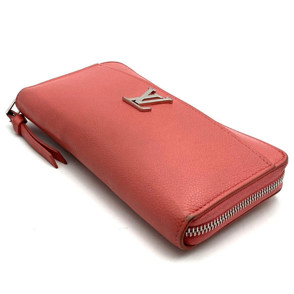 Louis Vuitton M69066 Zippy Lock Me Long Wallet in Blossom Pink Leather