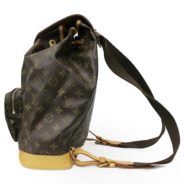 Pre-owned Louis Vuitton M51135/Montsouris Backpack/Daypack in Brown Monogram Canvas.