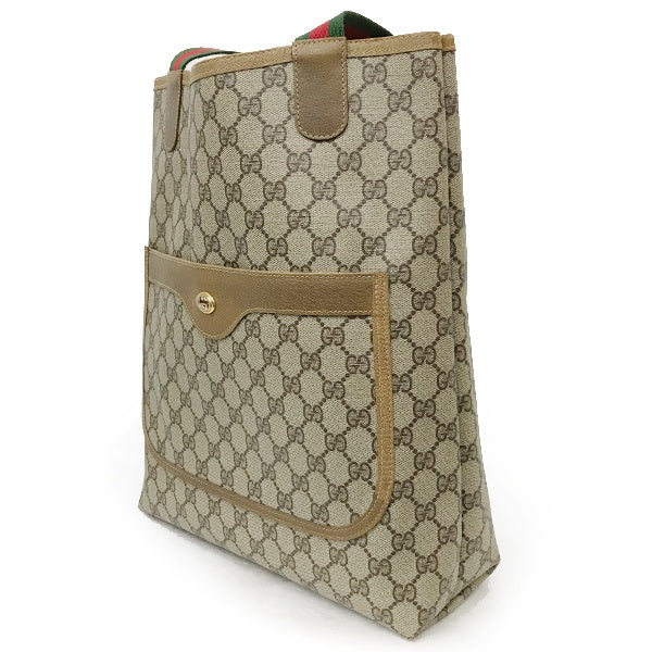 Gucci Tote Bag, Old Gucci Vintage Sherry Line GG Supreme 56/02