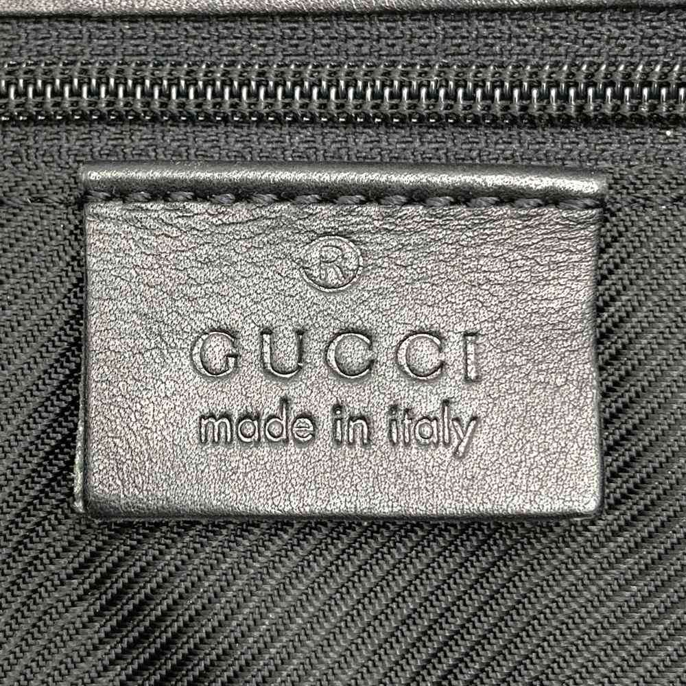 Gucci 002 1099 Small Tote Bag in Black GG Canvas/Leather, High-End Brand
