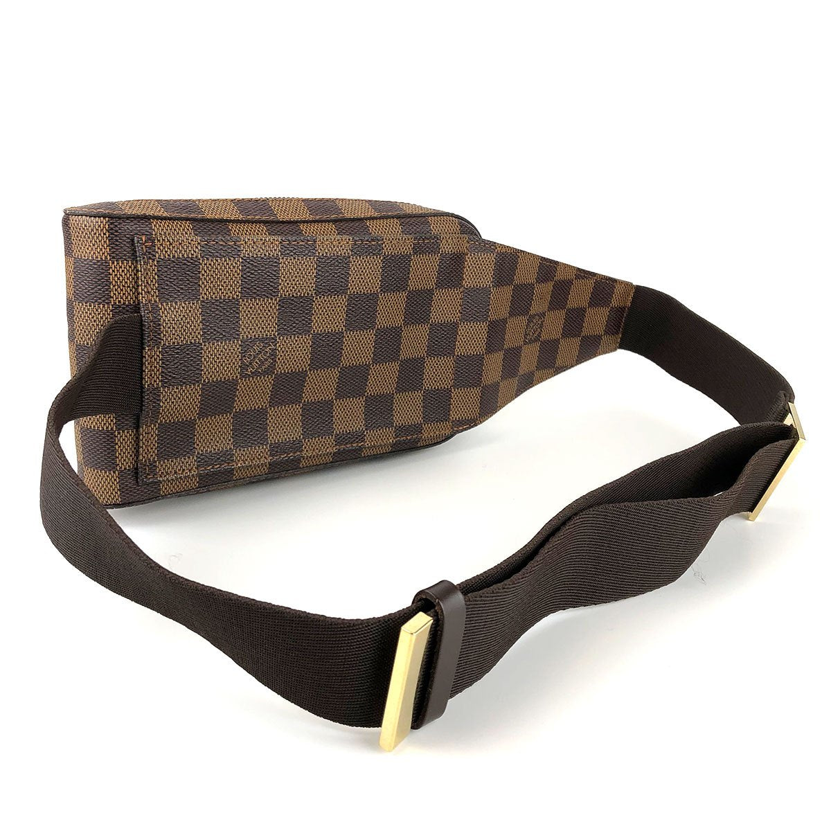 Louis Vuitton N51994 Geronimos Waist Bag, Damier Canvas/Nylon, Brown, Shoulder Bag, Gold Hardware, Unisex