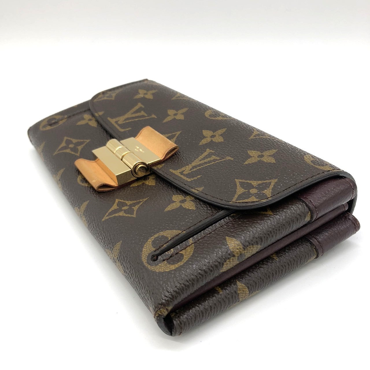Louis Vuitton M60362 Portefeuille Elysee Long Wallet in Brown Monogram Canvas/Leather