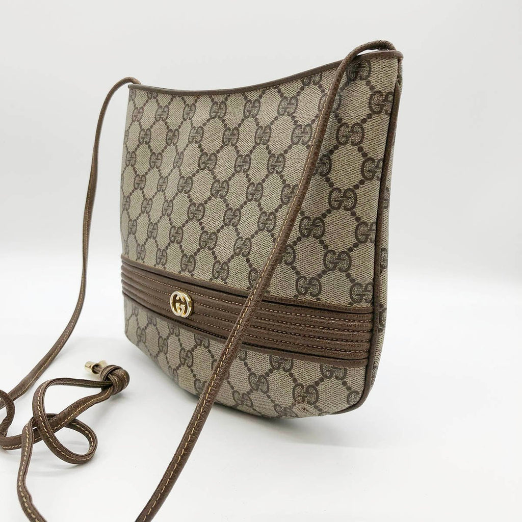 Gucci 30.01 Shoulder Bag, Old Gucci GG Supreme, Vintage, Beige