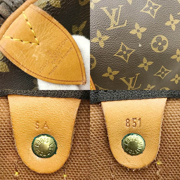 Louis Vuitton M41426/Keepall 50 Boston Bag in Monogram Canvas/Leather Ebene/Brown, Unisex