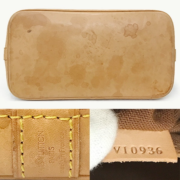Louis Vuitton M51130/Alma (old) Handbag Brown Monogram Canvas LV