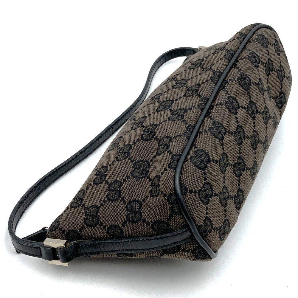 Gucci 002058 Pouch Accessory Pouch GG Canvas Brown/Black