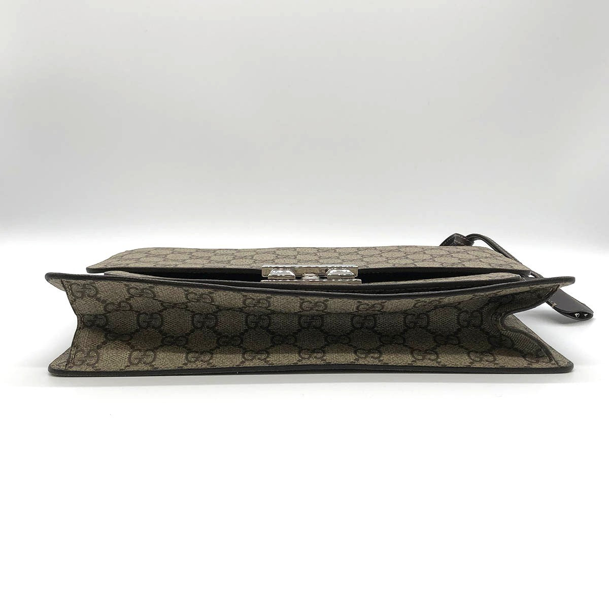 Gucci 223650 Clutch Bag/Handbag GG Supreme Beige