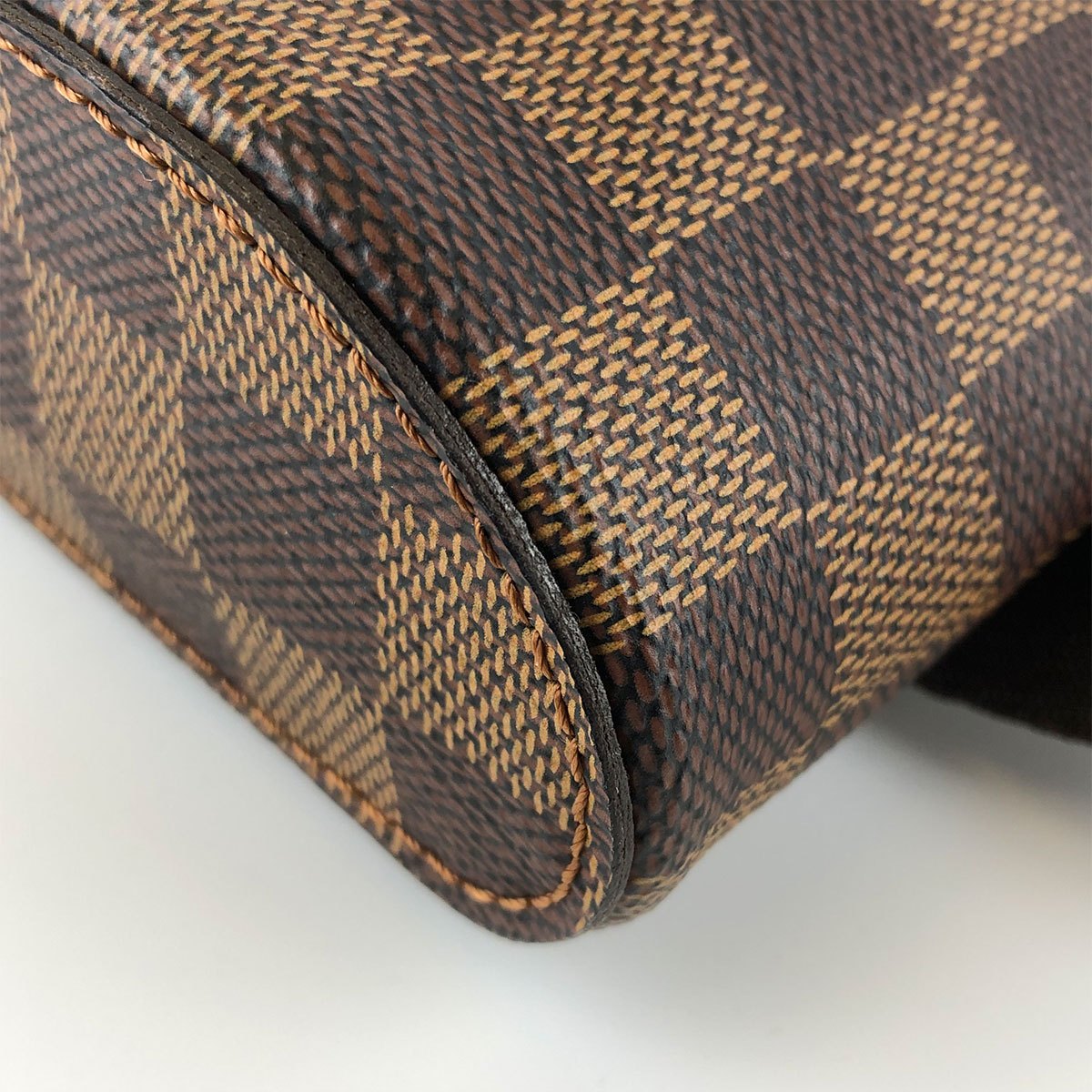 Louis Vuitton N51994 Geronimos Waist Bag, Damier Canvas/Nylon, Brown, Shoulder Bag, Gold Hardware, Unisex
