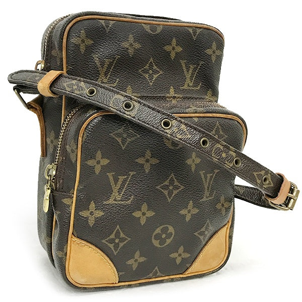 Louis Vuitton M45236/Amazon Shoulder Bag, Crossbody Shoulder Bag, Monogram Canvas, Brown, LV