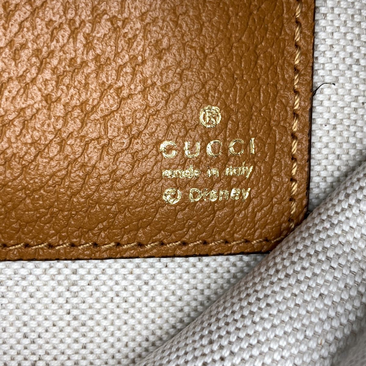 Gucci 602552 GG Supreme Disney Mickey Mouse Clutch Bag/Second Bag, Beige