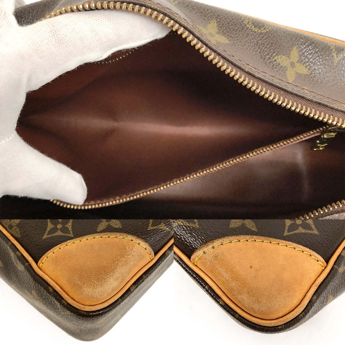 Louis Vuitton M51272 Trocadero GM Shoulder Bag in Monogram Canvas/Leather for Women
