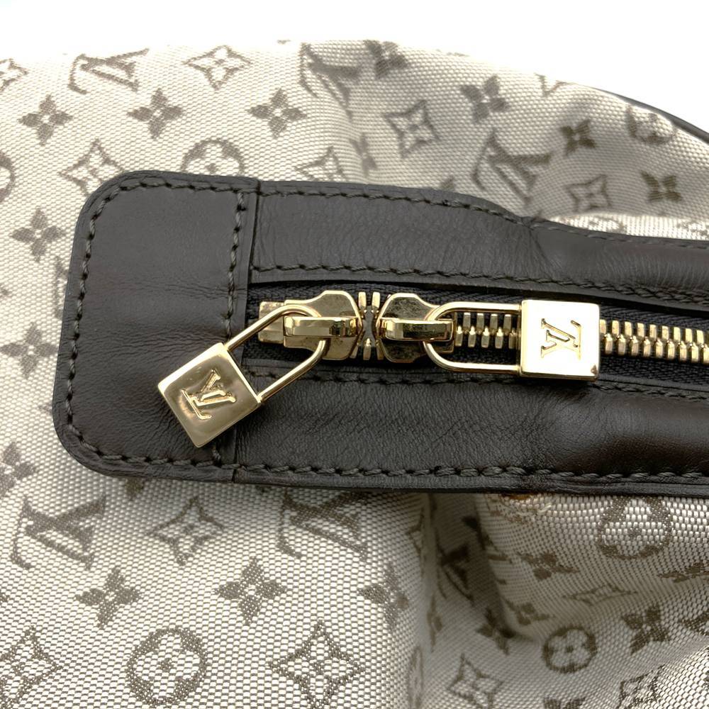 Louis Vuitton M92310 Josephine GM Handbag in Beige/Brown Monogram Mini Canvas