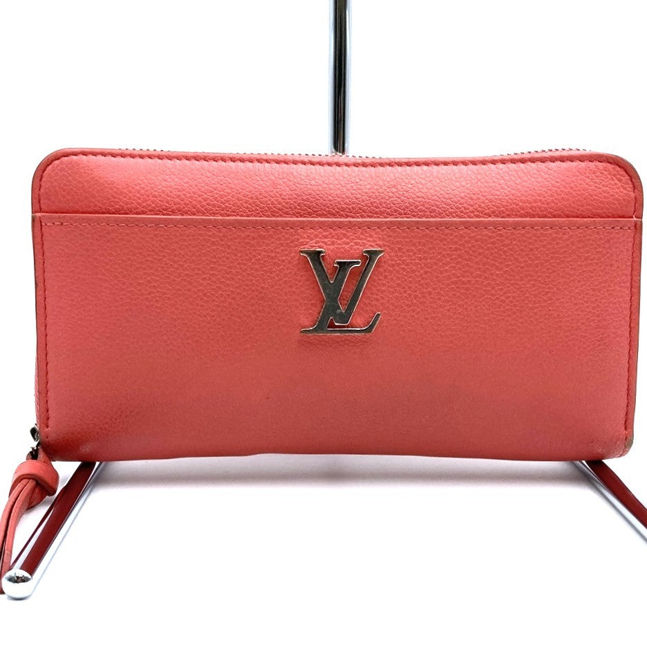 Louis Vuitton M69066 Zippy Lock Me Long Wallet in Blossom Pink Leather