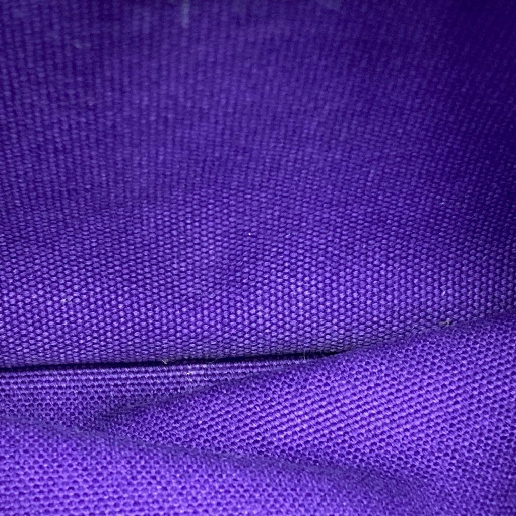 Prada BN1872 Canapa Large Tote Bag Handbag in Denim Purple