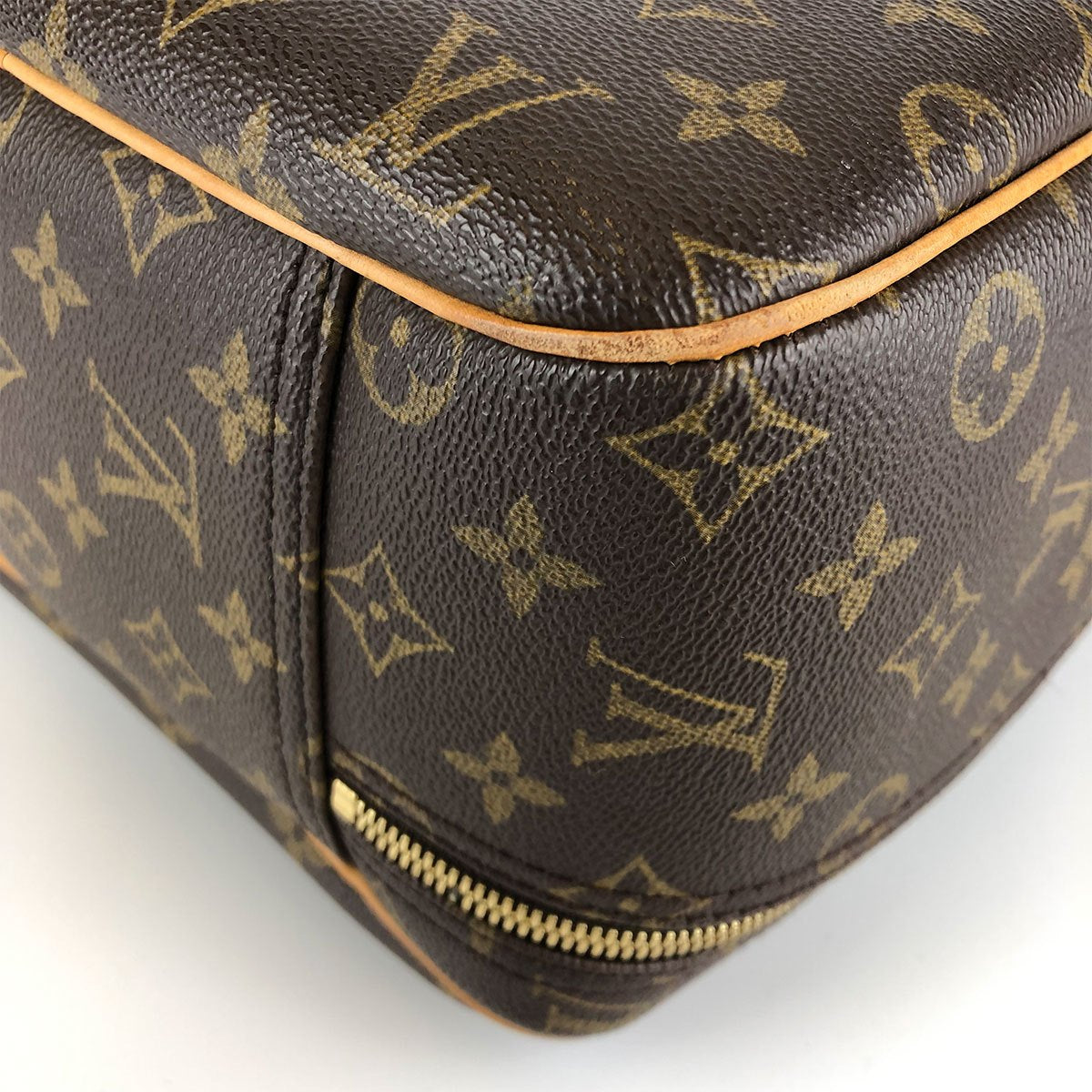 Louis Vuitton Excursion M41450 Shoe Bag, Monogram Canvas/Nubuck Leather, Brown, Sports Bag, Unisex, for Men and Women