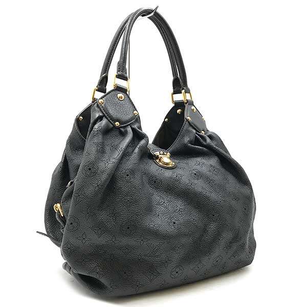 Louis Vuitton M95547/Mahina XL Monogram Mahina Shoulder Bag, Black, One-Shoulder, Monogram Mahina