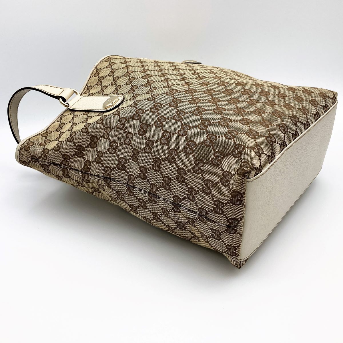 Gucci 153009 Shoulder Bag Tote Bag GG Canvas Brown