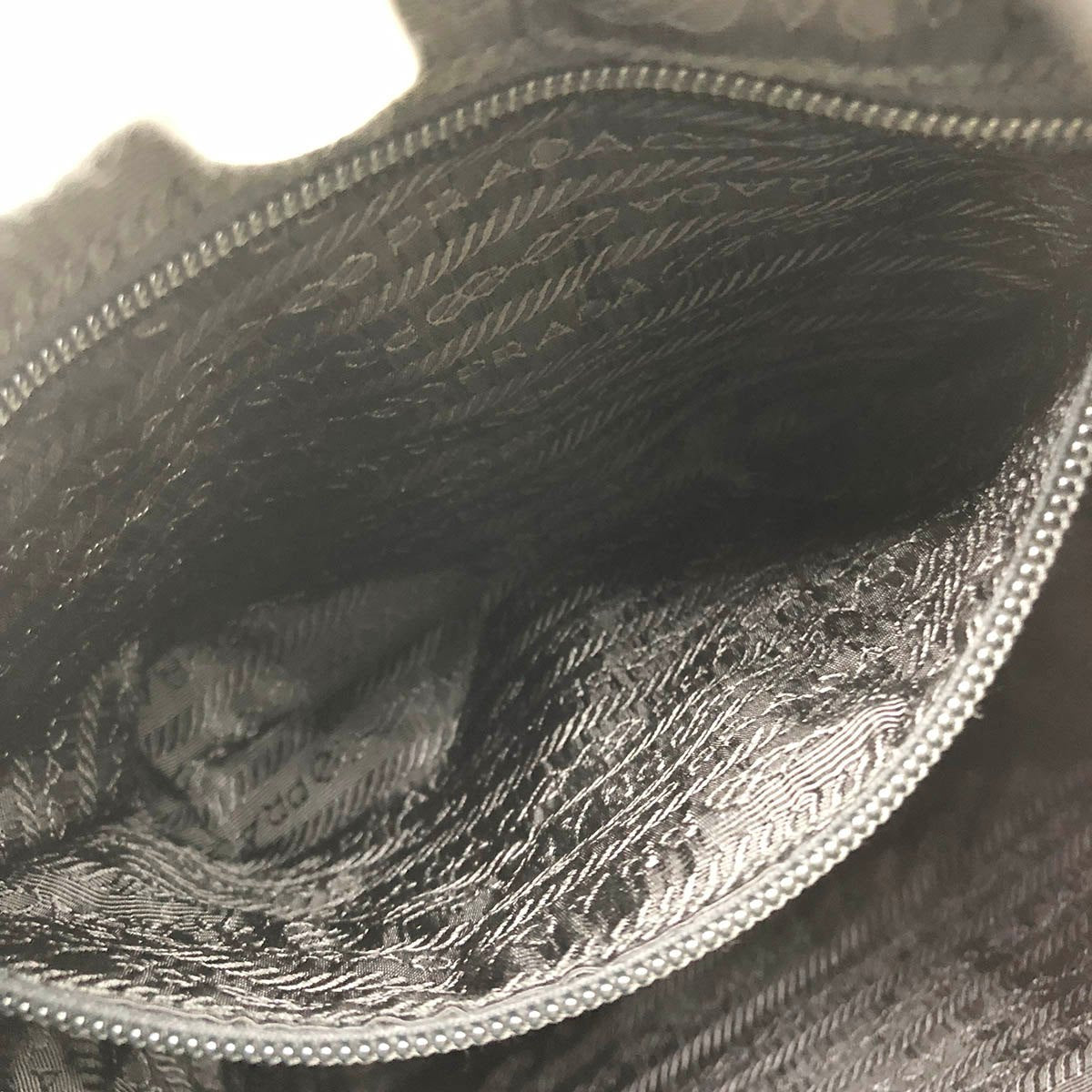 Prada backpack in nylon, black, unisex.