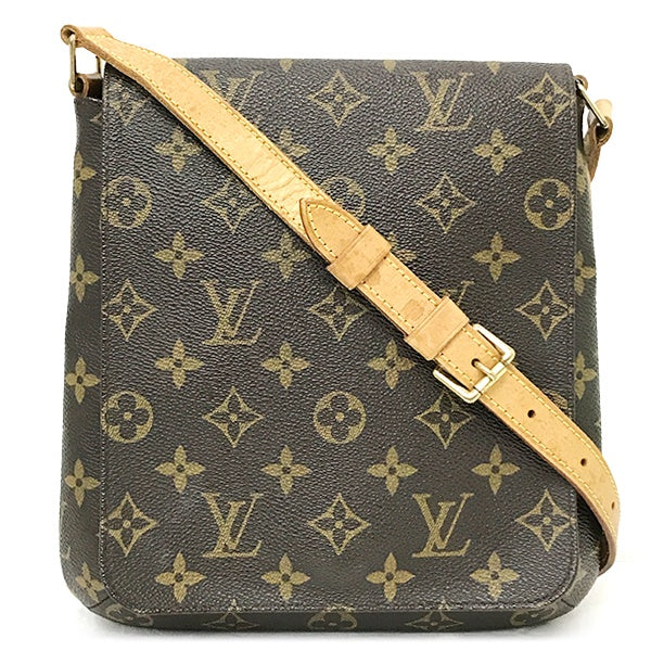 Louis Vuitton M51258/Musette Salsa Short Monogram Shoulder Bag in Brown Monogram Canvas