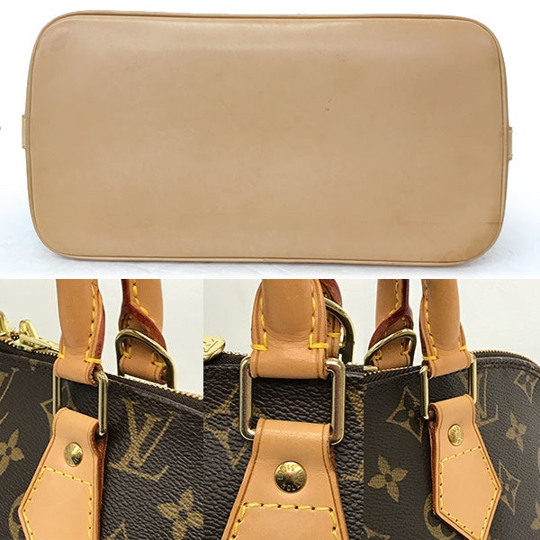 Louis Vuitton M51130/Alma (old) Monogram Handbag in Brown Monogram Canvas