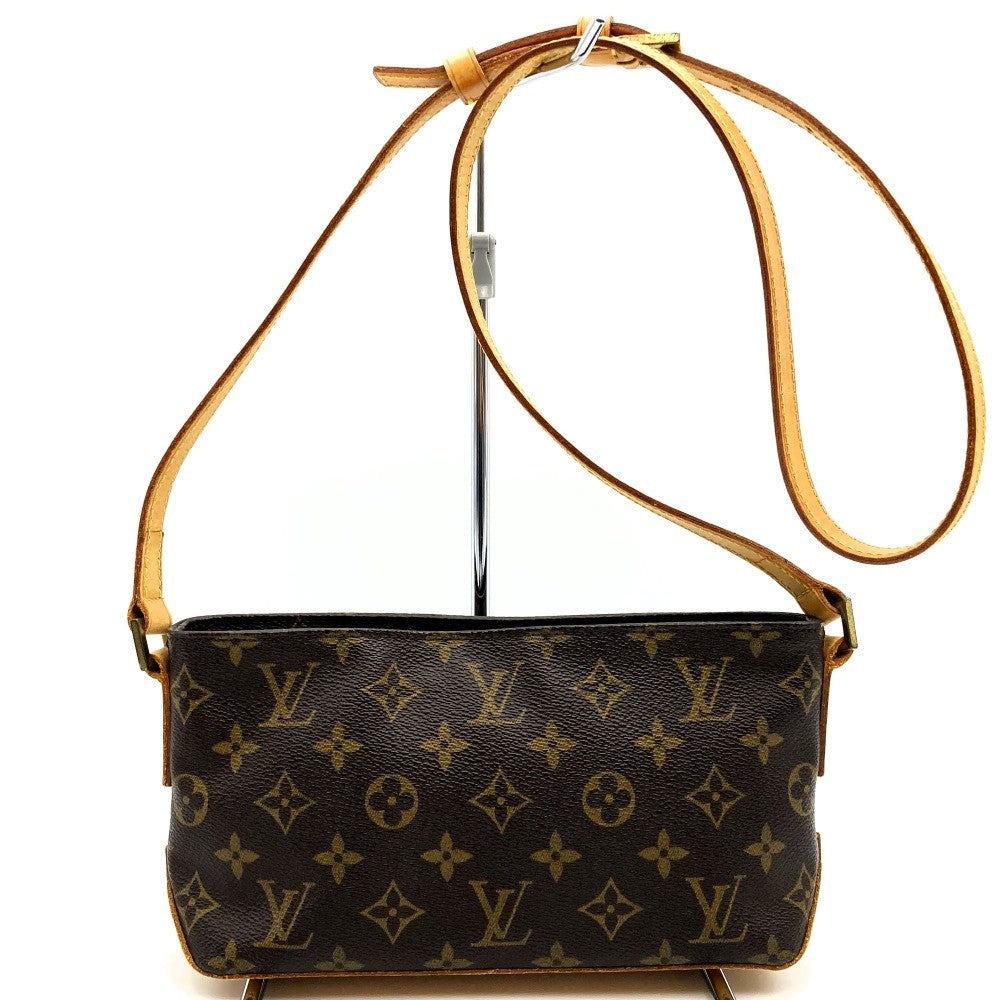 Louis Vuitton Trotter Small Shoulder Bag, Crossbody, Monogram Canvas, Brown, M51240