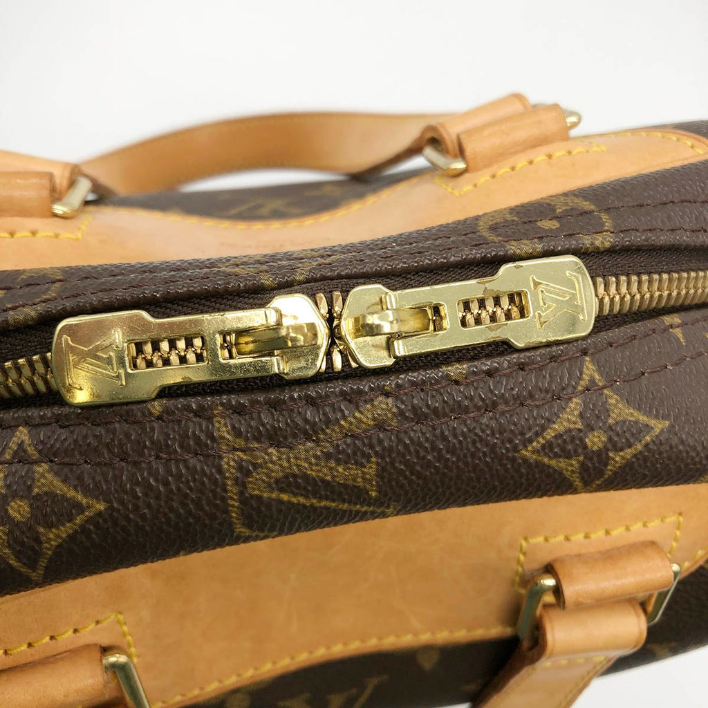 Louis Vuitton M41450 Excursion Shoe Case/Shoe Storage Handbag Monogram Brown