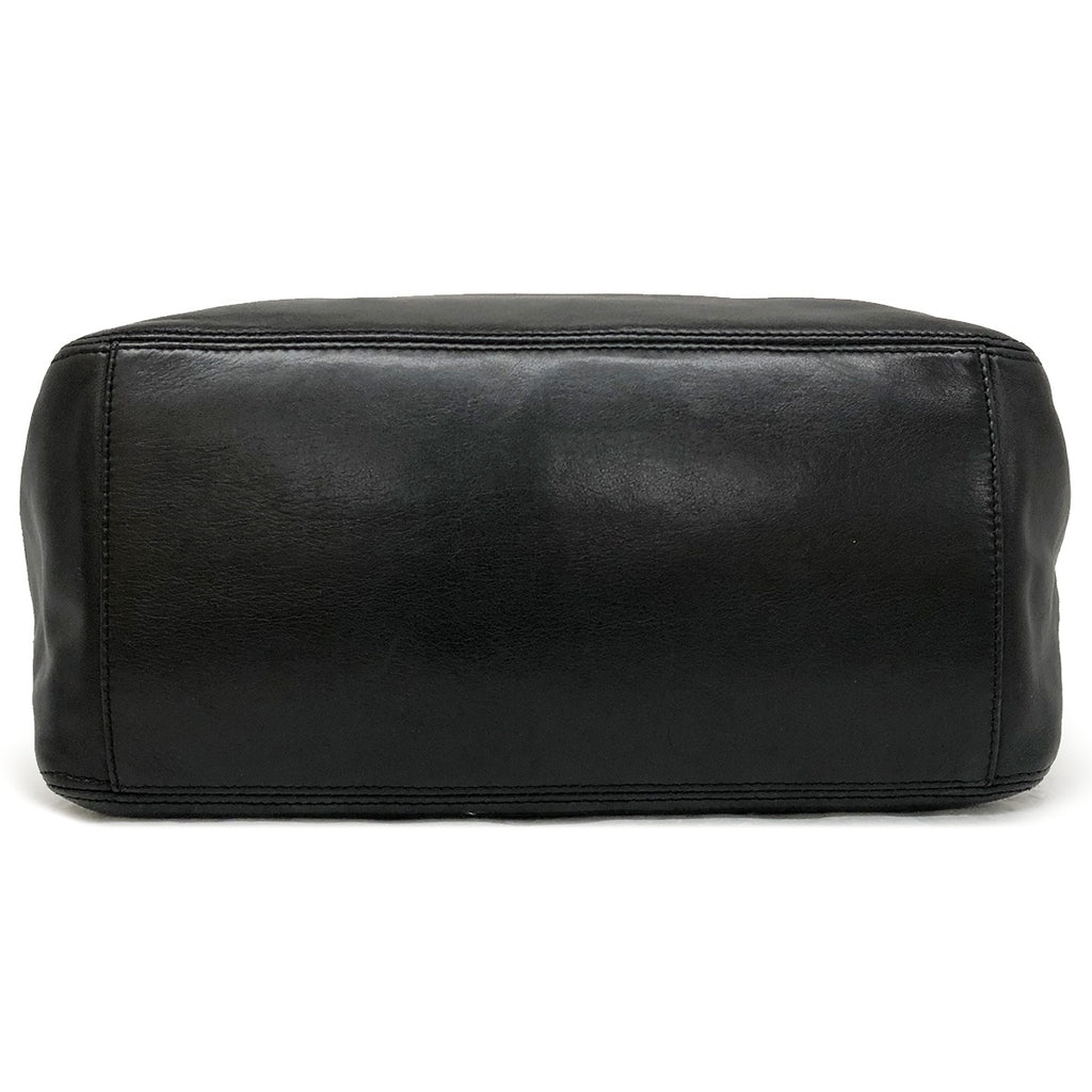 Chanel Coco Mark Plastic Chain Tote Bag Shoulder Bag Tote Bag Lambskin/Plastic Black Women's