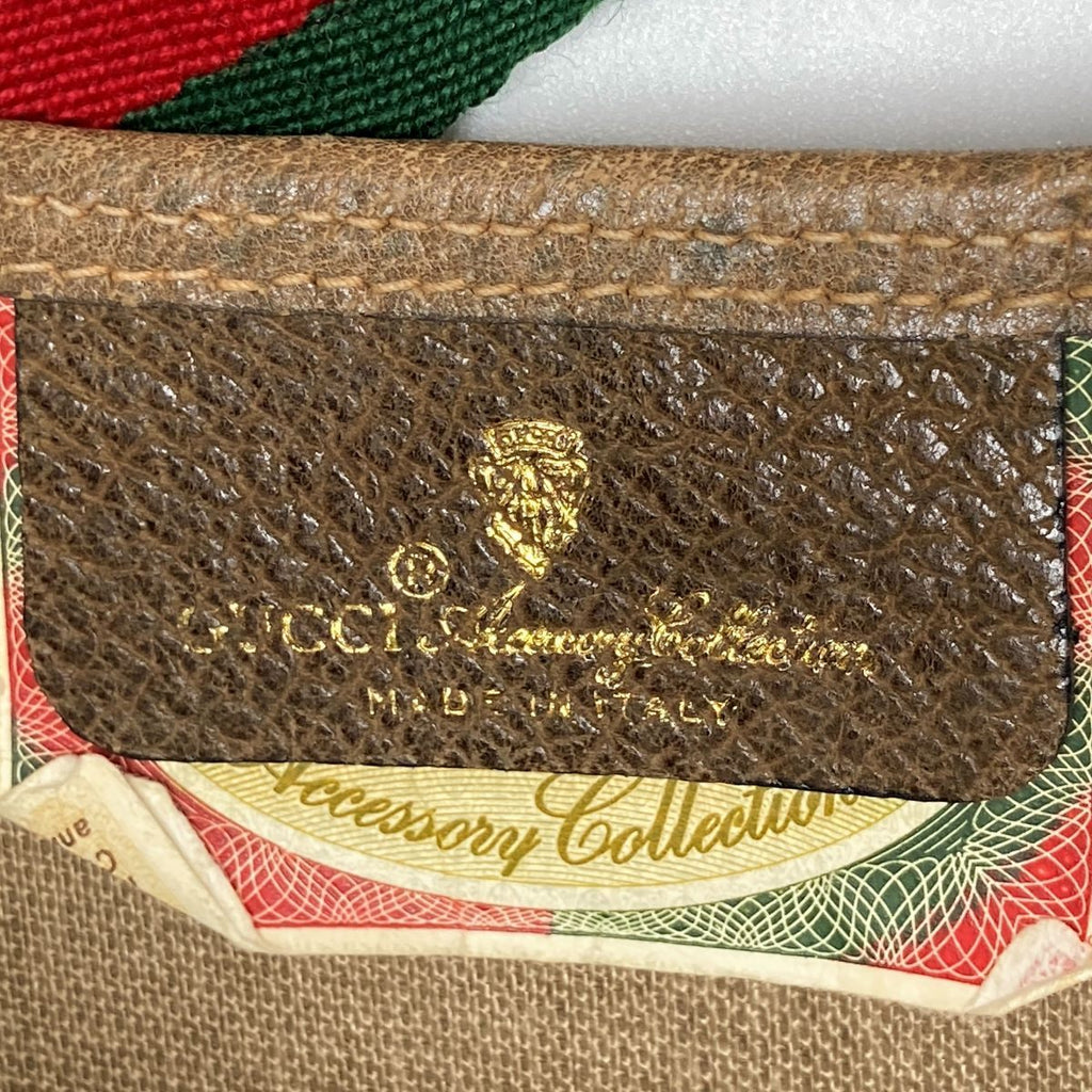 Gucci Old Gucci 39 02 003 Sherry Line Tote Bag GG Supreme Brown