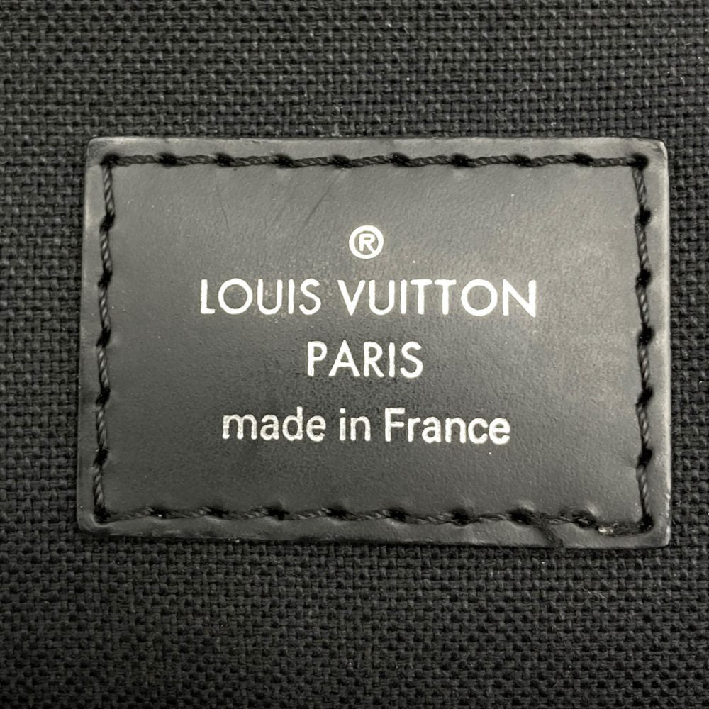 Louis Vuitton N41458 Messenger MM A4 Size Crossbody Shoulder Bag in Black Damier Graphite PVC and Leather