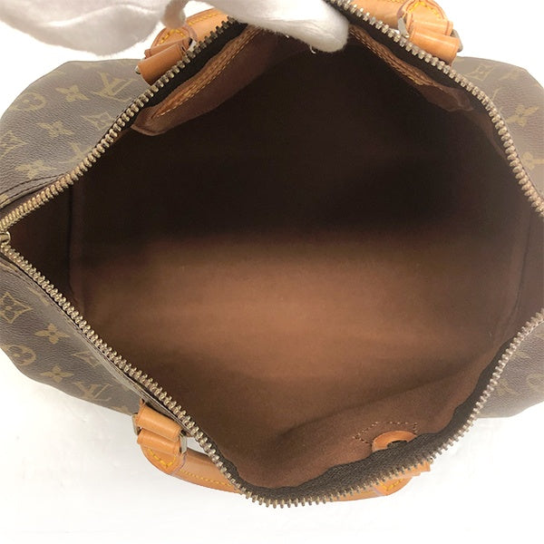 Louis Vuitton M41524 Speedy 35 Monogram Mini Boston Bag, Brown