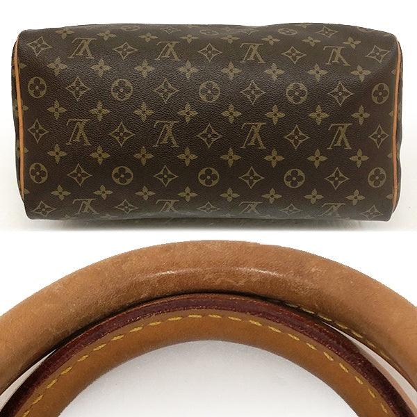 Louis Vuitton M41524 Speedy 35 Monogram Mini Boston Bag, Brown