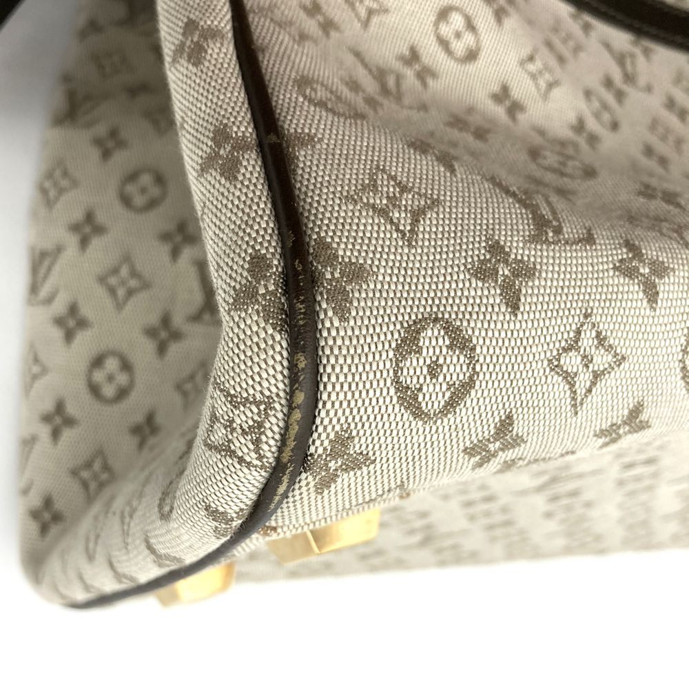 Louis Vuitton M92310 Josephine GM Handbag in Beige/Brown Monogram Mini Canvas