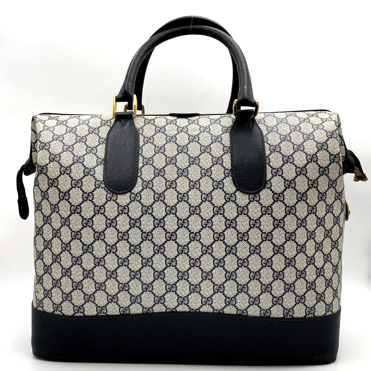 Gucci Boston bag/travel bag in GG Supreme navy