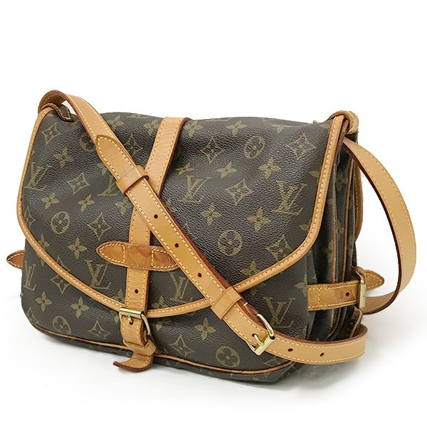 Louis Vuitton M40710/Saumur MM Monogram Shoulder Bag, One-Shoulder Bag, Monogram Canvas, LV