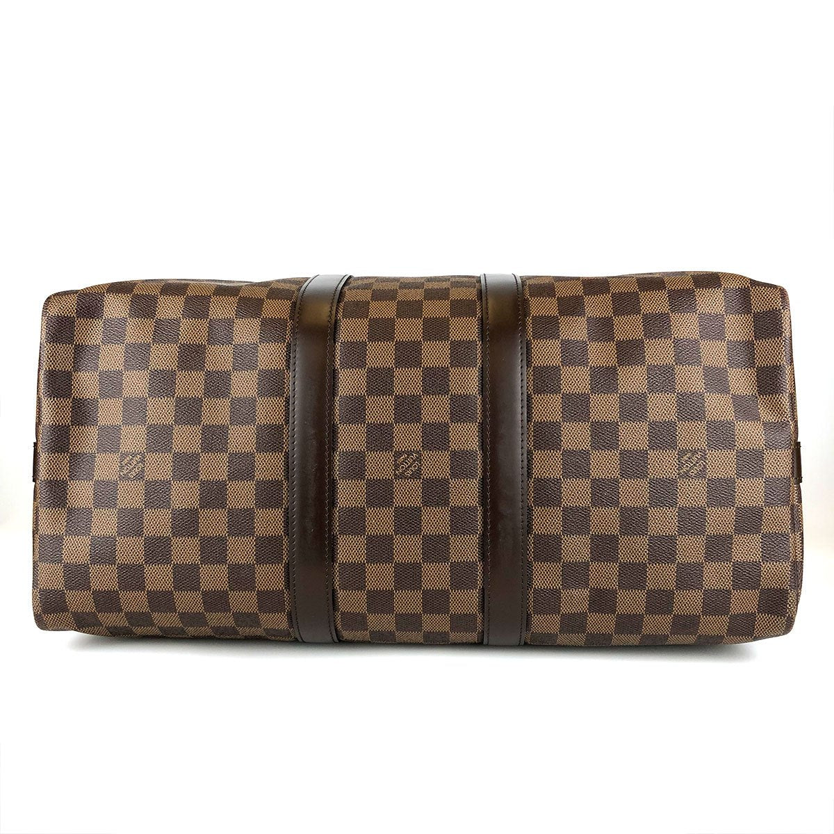 Louis Vuitton Keepall Bandouliere 45 N41428 Boston/Shoulder Bag, 2-Way, Damier Canvas/Leather, Damier Ebene Brown, Travel Bag, Unisex, Women's/Men's