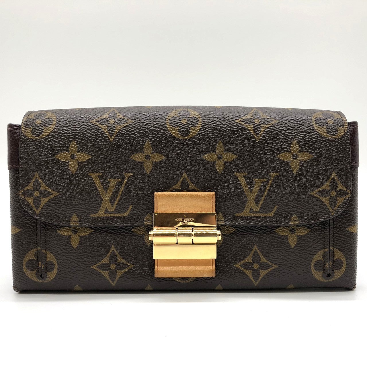 Louis Vuitton M60362 Portefeuille Elysee Long Wallet in Brown Monogram Canvas/Leather