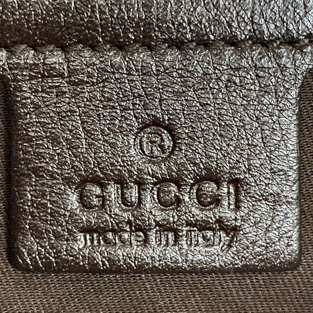 Gucci 203503 Charlotte Shoulder Bag in GG Canvas and Leather, Brown