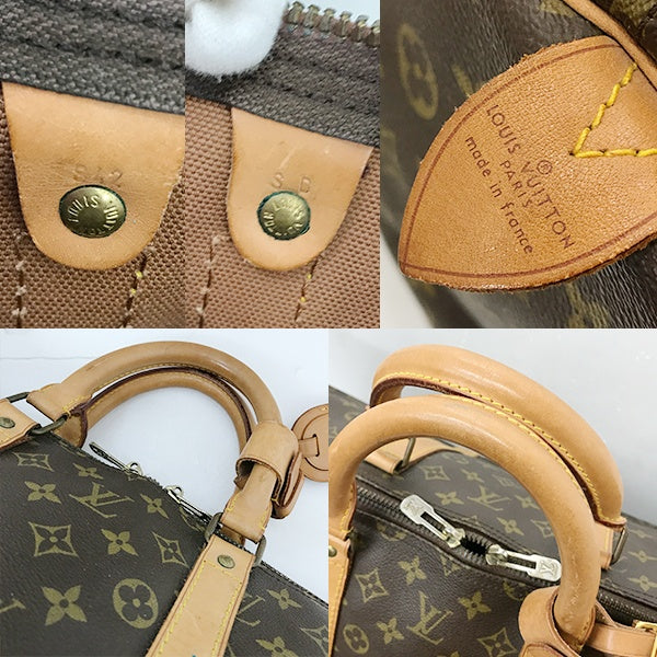 Louis Vuitton M41424/Keepall 55 Boston Bag in Brown Monogram Canvas (LV)