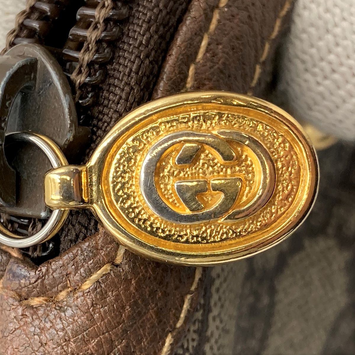 Gucci Old Gucci 004/115 Shoulder Bag GG Supreme Sherry