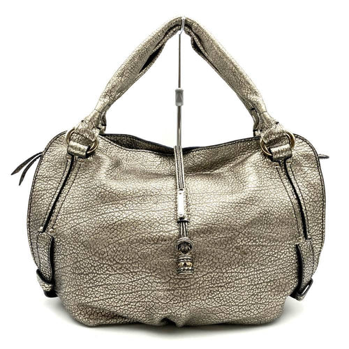 Celine Bittersweet Handbag in Silver Metallic Leather (160663)