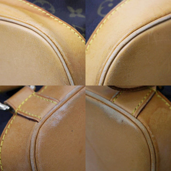 Pre-owned Louis Vuitton M51135/Montsouris Backpack/Daypack in Brown Monogram Canvas.