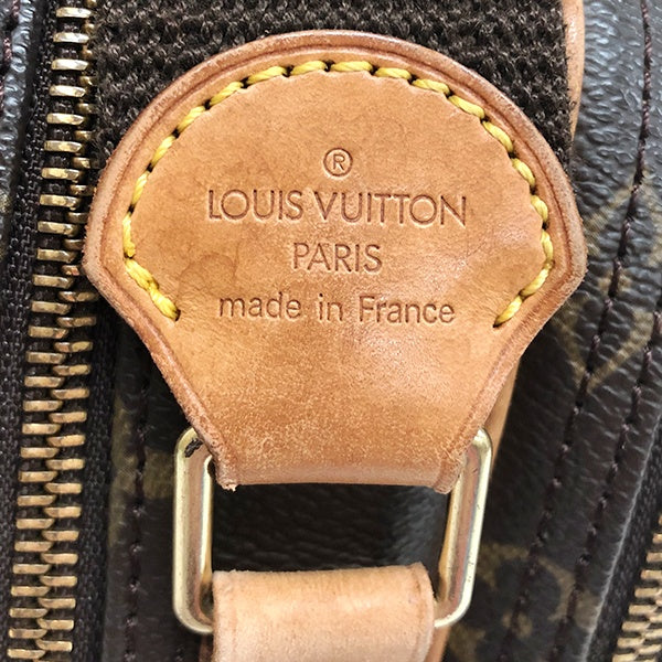 Louis Vuitton M45254/Reporter PM Shoulder Bag in Monogram Canvas and Brown