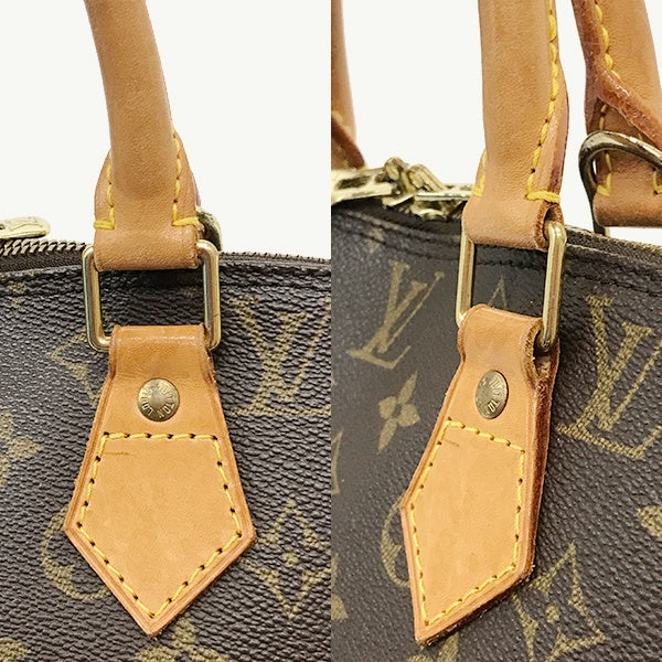 Louis Vuitton M51130/Alma (old) Handbag Brown Monogram Canvas LV