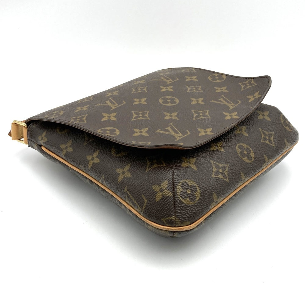 Louis Vuitton M51258 Musette Salsa Short Crossbody Shoulder Bag in Brown Monogram Canvas