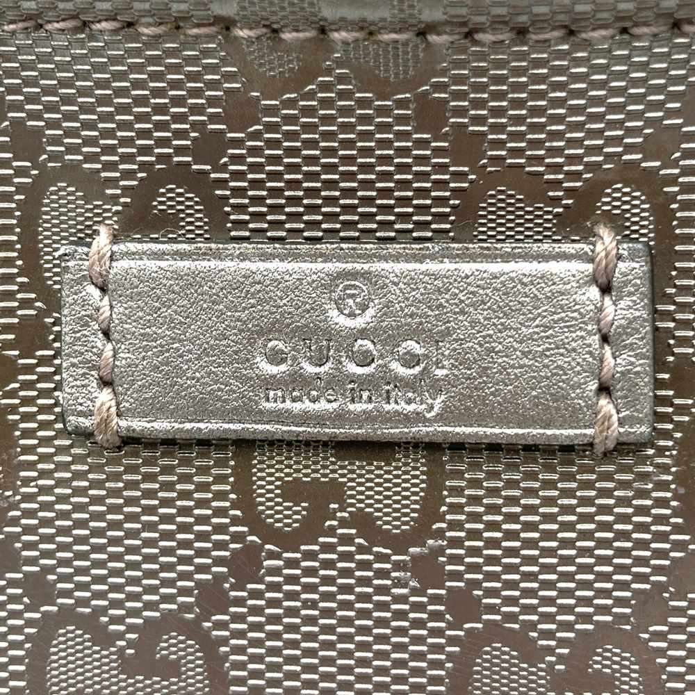 Gucci 201538 Crossbody Shoulder Bag/Body Bag GG Imprime Metallic Pink/Brown