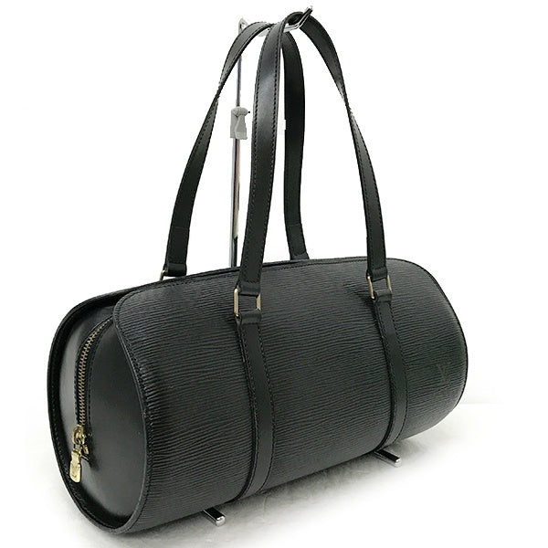 Louis Vuitton M52862 Soufflot Epi Leather Shoulder Bag, Boston Bag, One-Shoulder Bag, Noir/Black