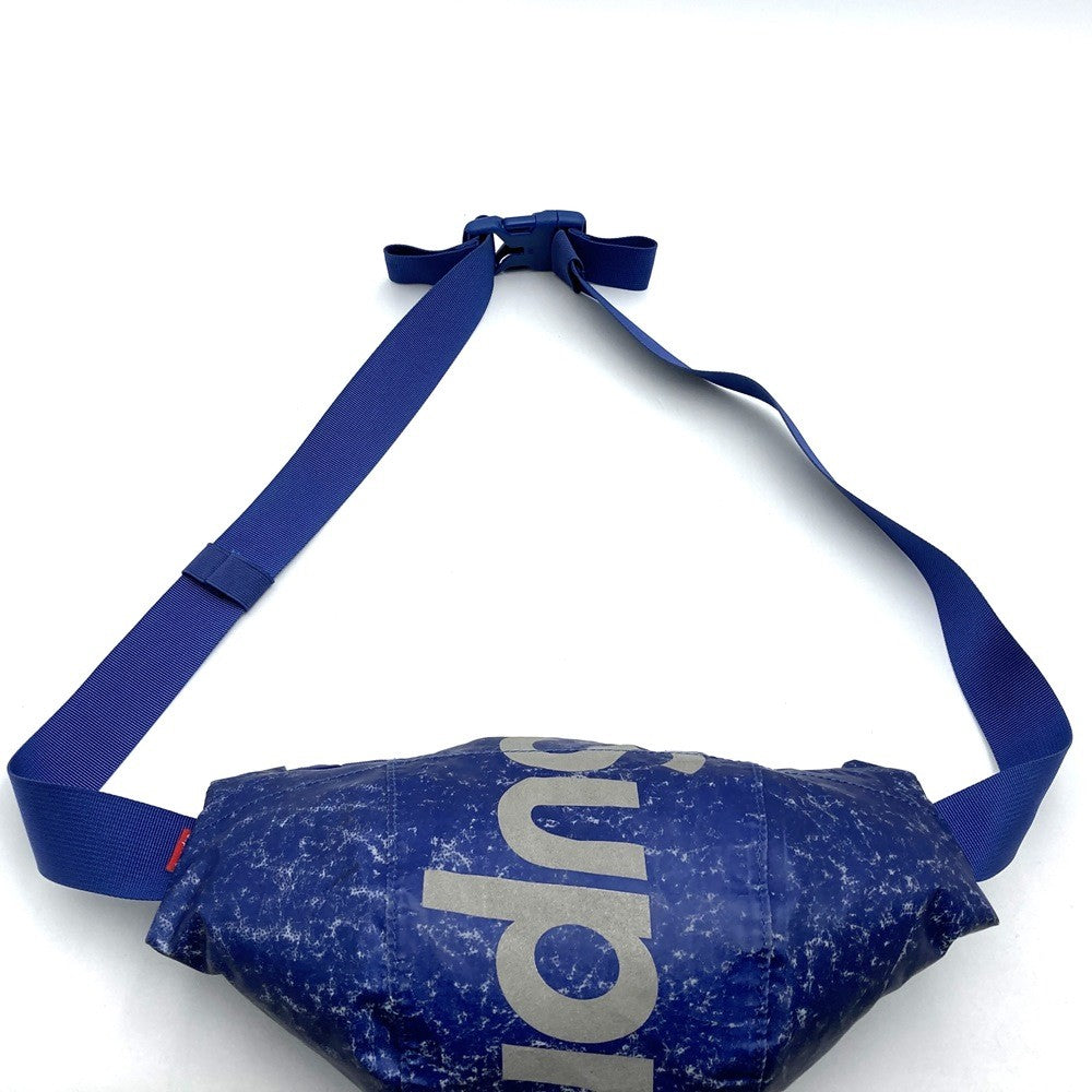 Supreme Waterproof Reflective Waist Bag/Body Bag in Blue with All-Over Print